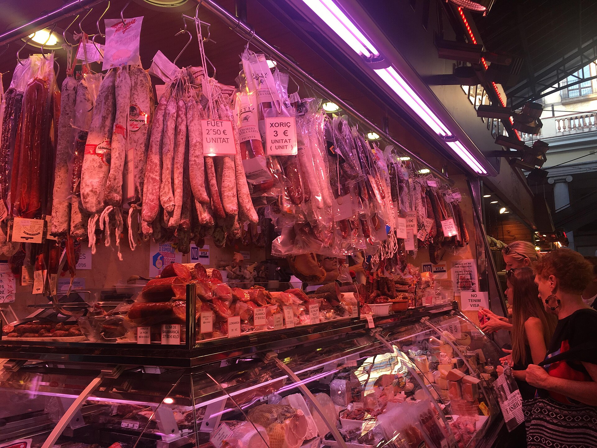 El puesto del mercado